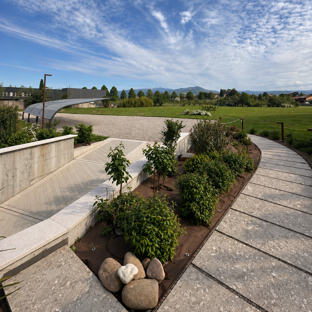 giardino villa pescantina
